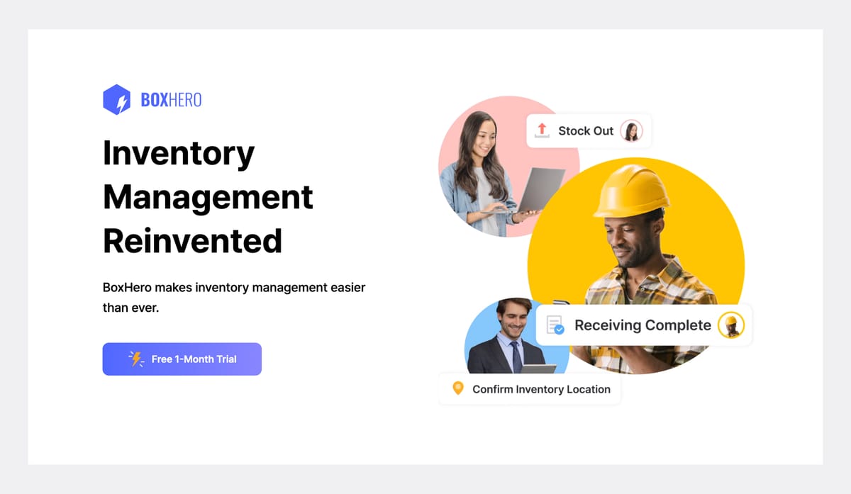 BoxHero - Specifically built for inventory management