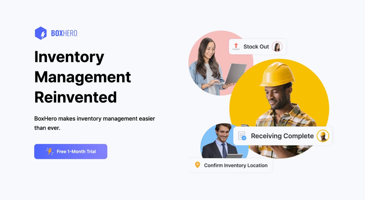 The easiest, simplest inventory management app, BoxHero