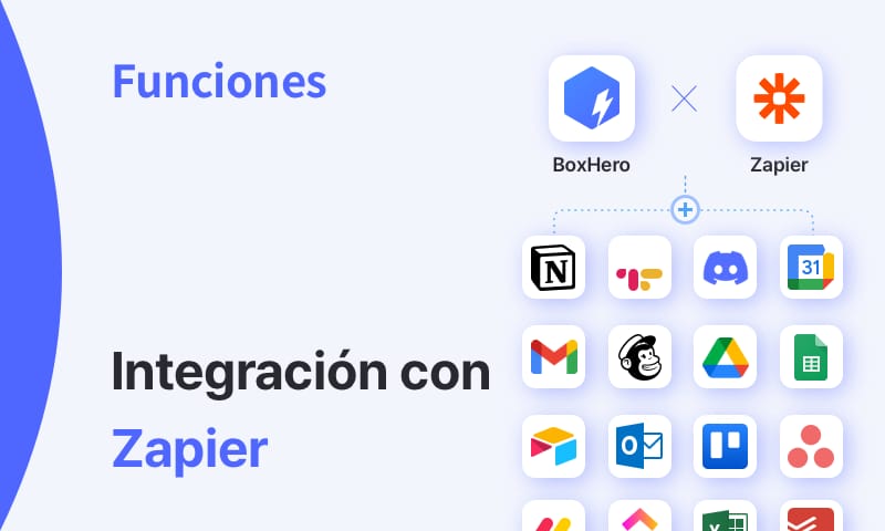 Automatiza las notificaciones de inventario de BoxHero con Zapier, de Slack a Gmail
