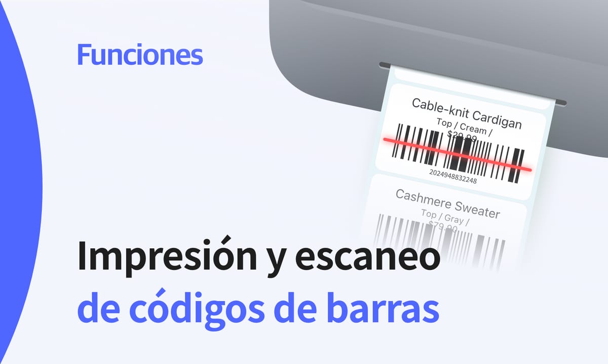 Códigos de barras para pequeñas empresas: escaneo e impresión con BoxHero
