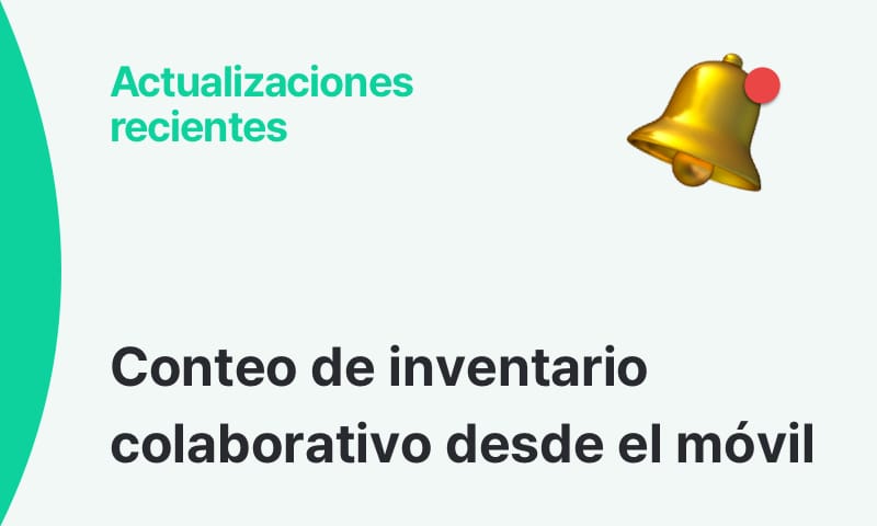 Actualización reciente sobre el conteo de inventario móvil en colaboración