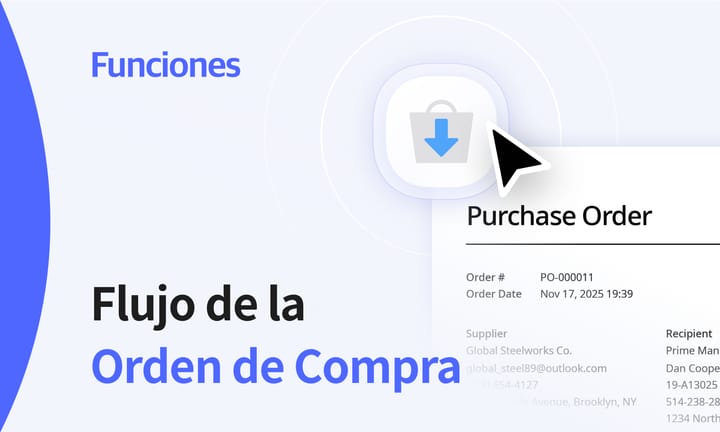 Destacado de Funciones de BoxHero: Orden de Compra