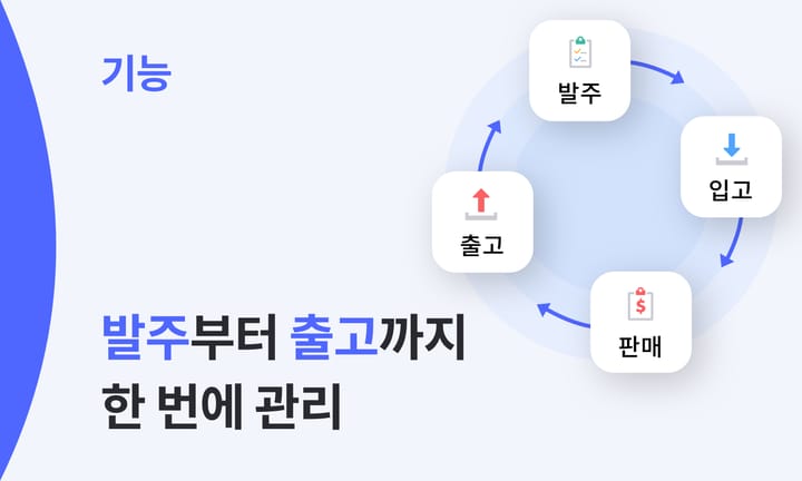 발주 > 입고 > 판매 > 출고까지 한 번에 관리할 수 있는 박스히어로