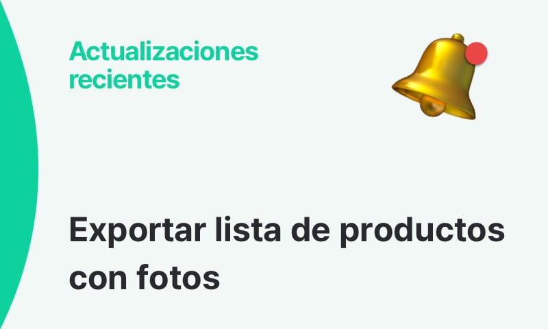 Exportar lista de productos con fotos