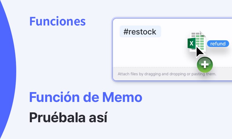 Descubre el campo de Memo de BoxHero: Hashtags y adjuntos