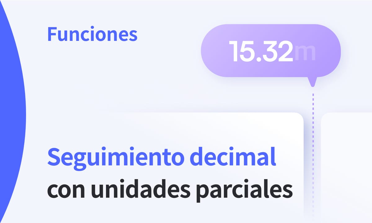 Gestión de inventario fraccional: seguimiento de unidades parciales con decimales