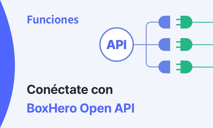 Destacado de funciones de BoxHero: Open API