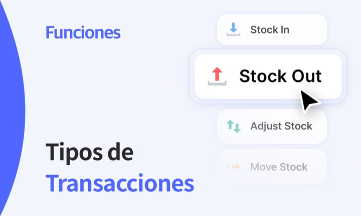 Destacado de funciones de BoxHero: Transacciones de inventario