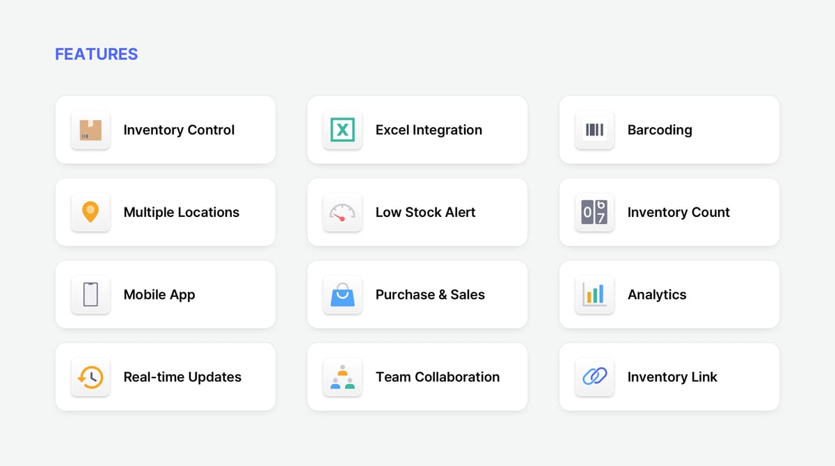 BoxHero's Inventory Management Features