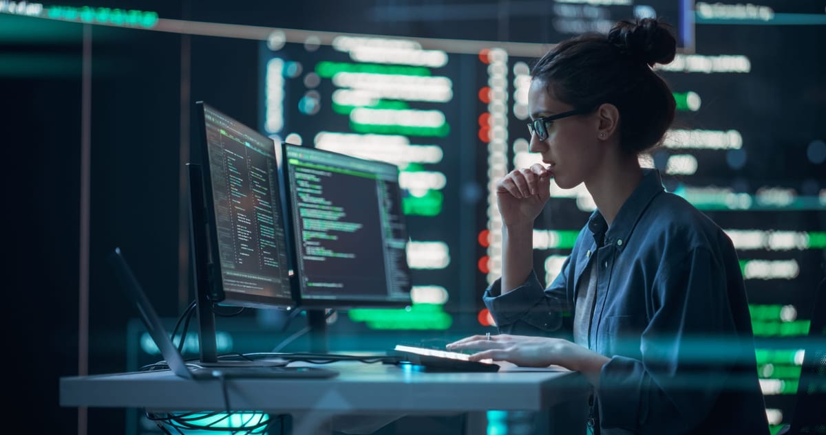 A web developer coding an e-commerce website from scratch, ensuring a fully customized and functional online store.