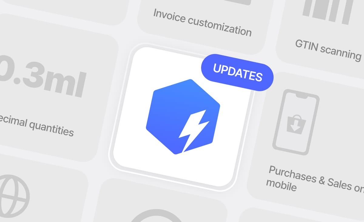 BoxHero New Product Updates Graphic Image with Logo