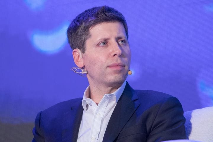 OpenAI CEO Sam Altman attends the artificial intelligence(AI) Revolution Forum in Taipei on September 25, 2023.