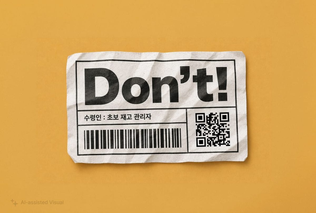 재고 관리 초보자가 버려야 할 나쁜 습관 4가지